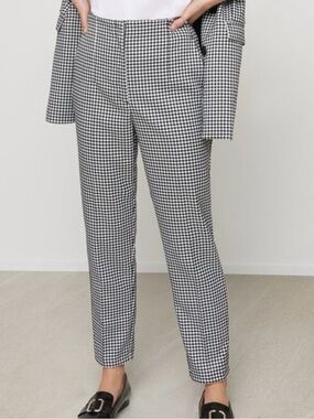Dynamite Black and White checkered high waist Pants